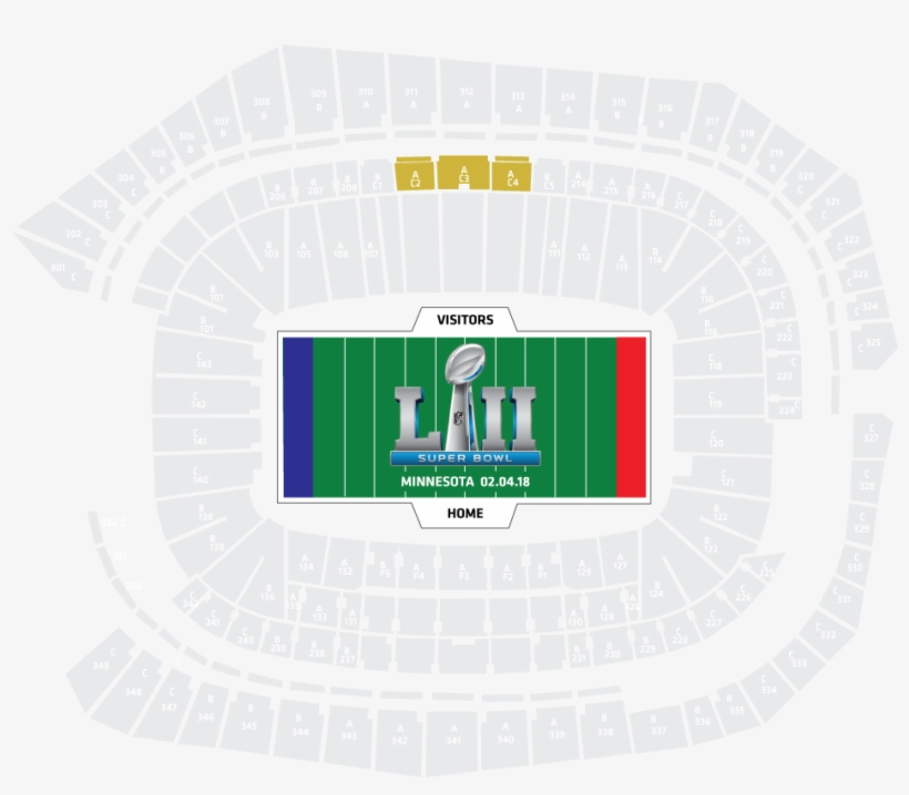 Super Bowl 2018 Tickets Gold - Circle, transparent png download