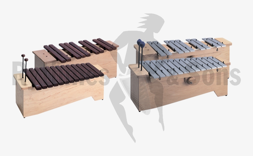 Set Of 1 Xylophone And 1 Metallophone Alto Cadeson, transparent png download