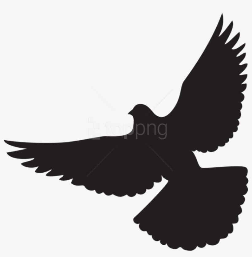 Free Png Dove Silhouette Png Png - Dove Silhouette Png, transparent png download