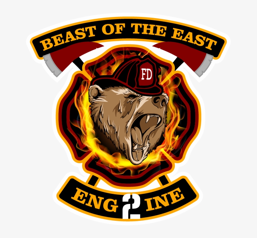 Final Logo Design For A North Carolina Fire Department - Calafia, transparent png download