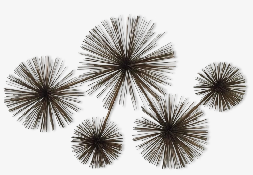Sculpture Murale Laiton Curtis Jere Pom Pom / Sea Urchin - Fireworks, transparent png download