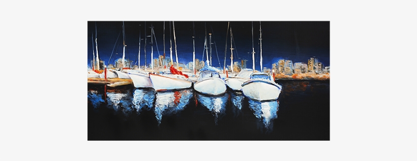 Image For 30x60" Nautical Inspiration Painting From - Sailboat, transparent png download