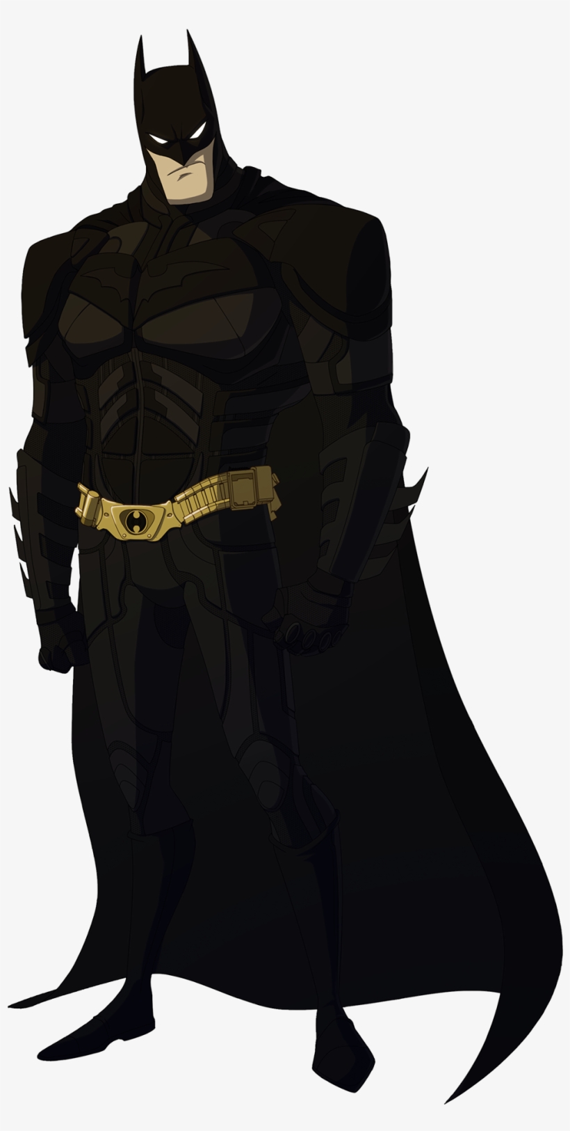 Batman On Behance - Dark Knight Bruce Timm, transparent png download