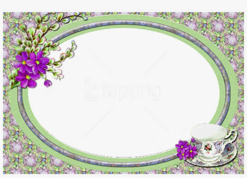 Free Png Best Stock Photos Cyclamen Flower Transparent - Cup Frame, transparent png download