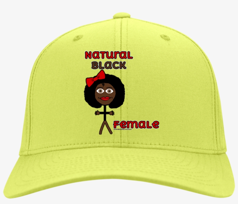 Natural Black Female Twill Cap $20 - Baseball Cap, transparent png download