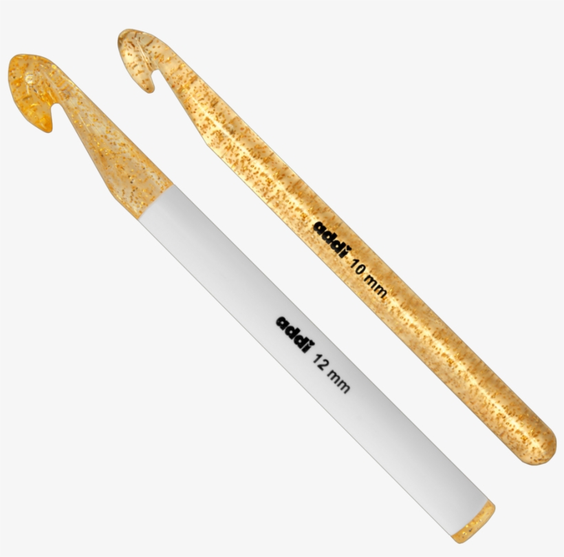 Addi Crochet Hook 445-7, Plastic, 15cm - Addi Plastic Crochet Hook 15mm, transparent png download