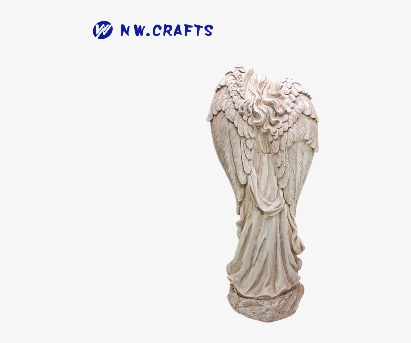 White Standing Angel Statue Suitable As Gifts For Decorative - Statue, transparent png download