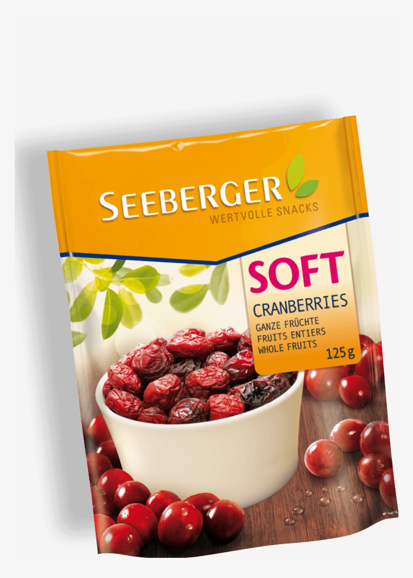Seeberger Soft-cranberries Gedreht Produktansicht - Soft Cranberries, transparent png download
