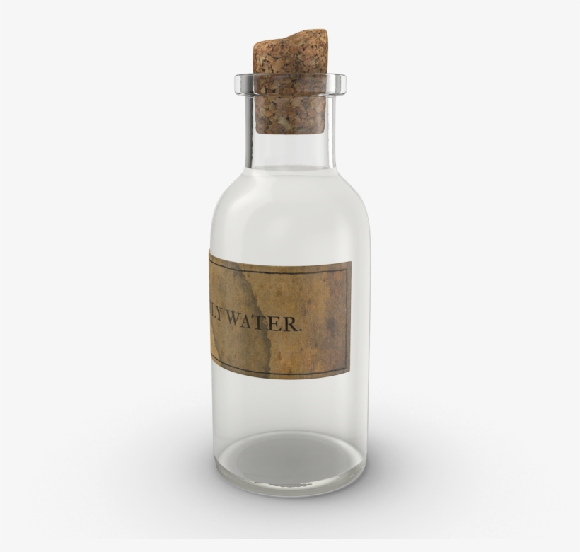 El Agua Milagrosa De Lourdes - Glass Bottle, transparent png download