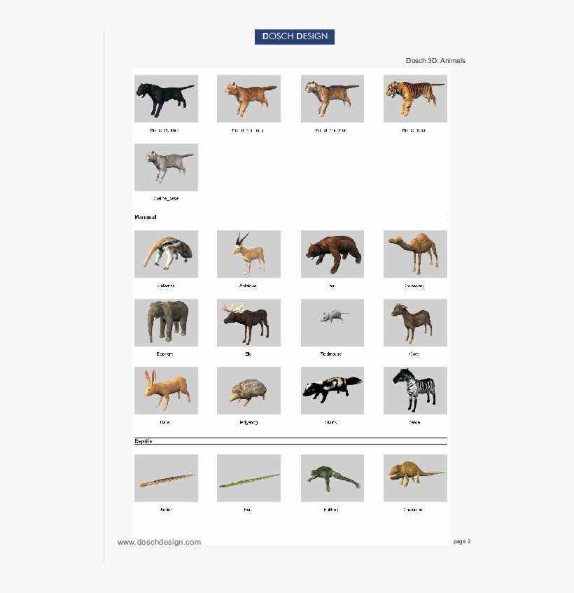 Attractive Quantity Discounts Up To 20% Are Displayed - Dosch Design 3d Animals, transparent png download