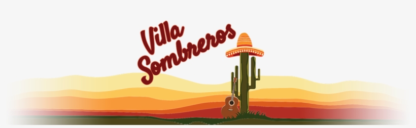 Villa Sombreros Header - Illustration, transparent png download