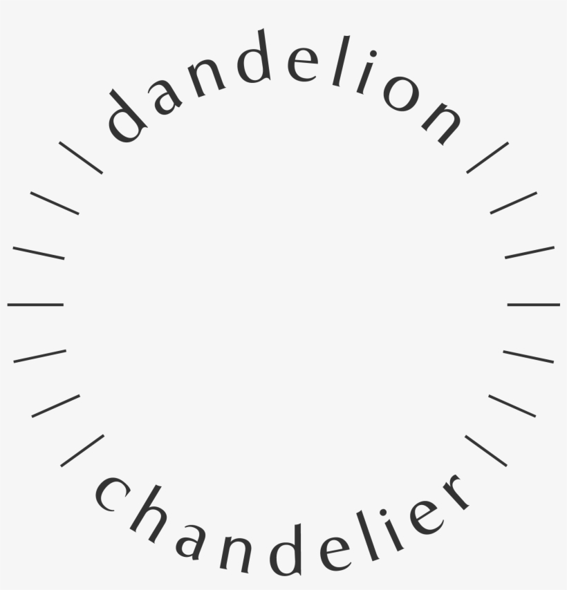 Be First To See The Dandelion Chandelier Logo - Circle, transparent png download