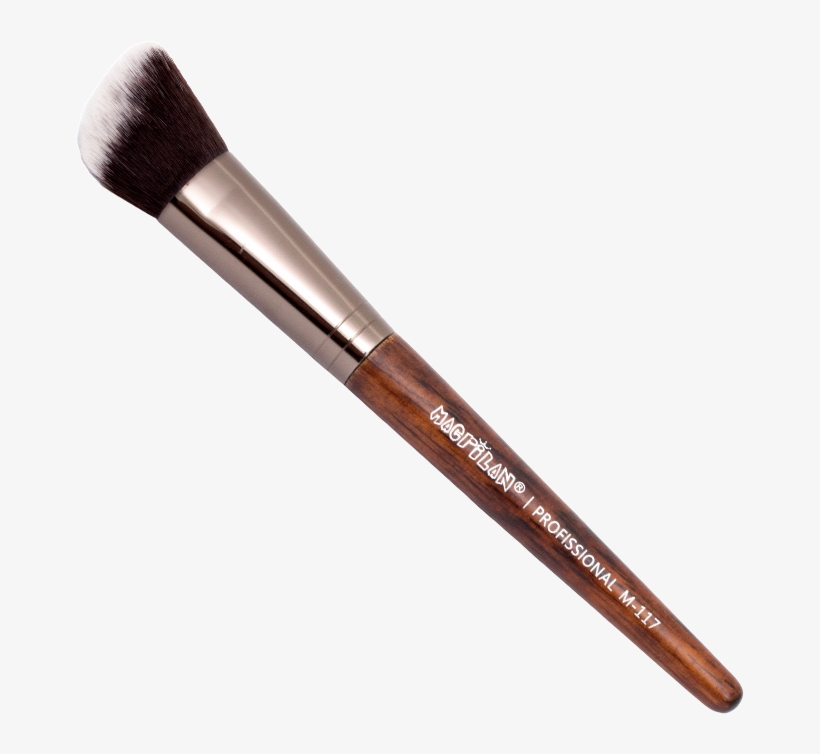 Pincel Kabuki Angular M-117 Macrilan - Makeup Brushes, transparent png download