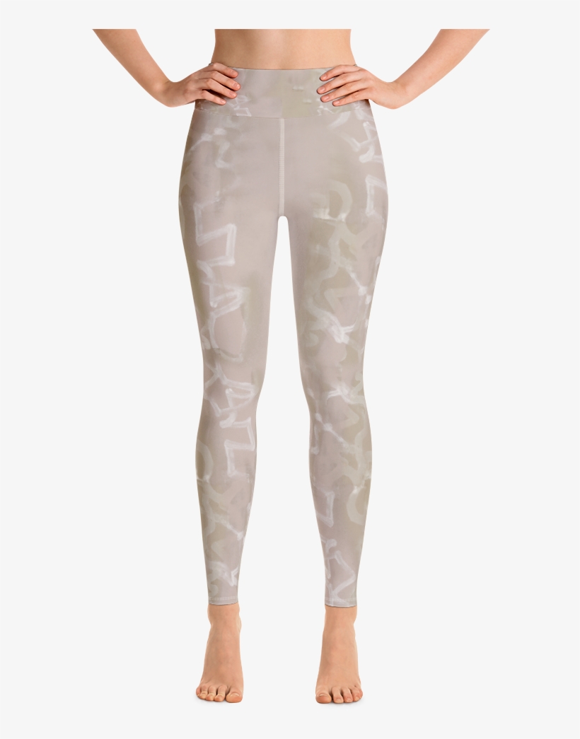 Angela Simeone Graffiti Legging - Yoga Pants, transparent png download