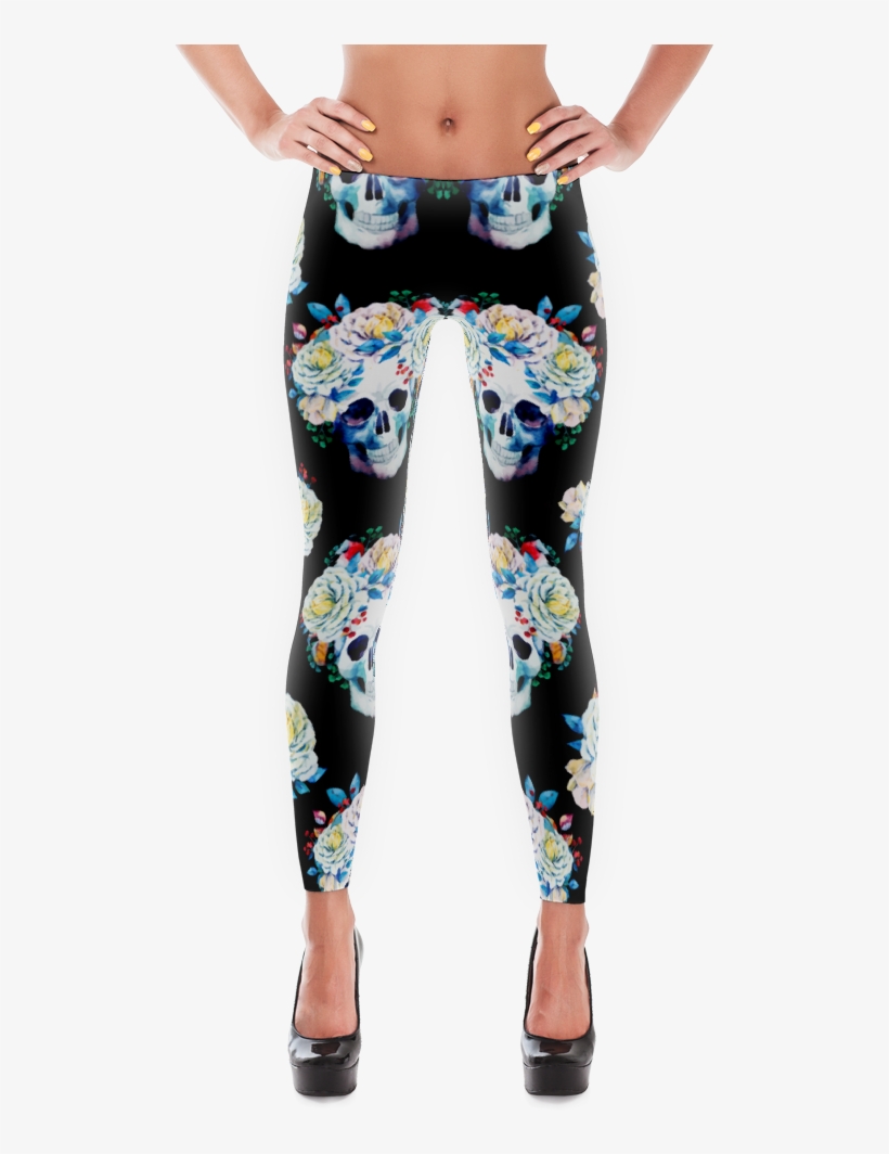 1 - Red Flame Leggings, transparent png download