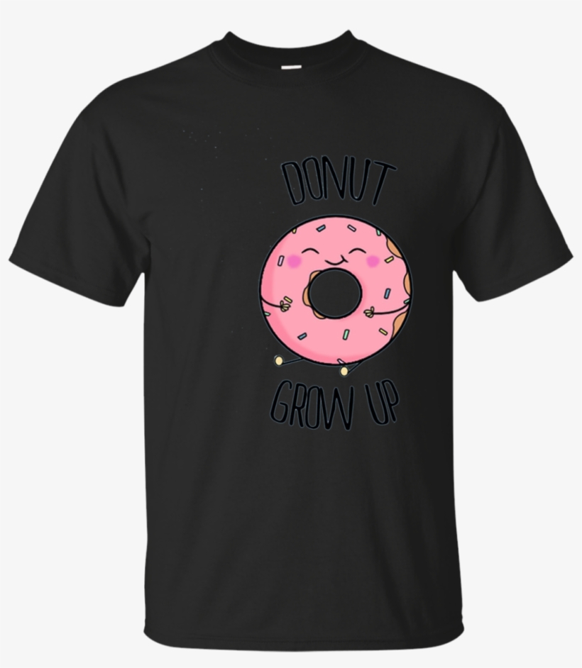 Donut Grow Up T-shirt Cute Kawaii Food Shirt - Sky Was Yellow And The Sun Was Blue, transparent png download