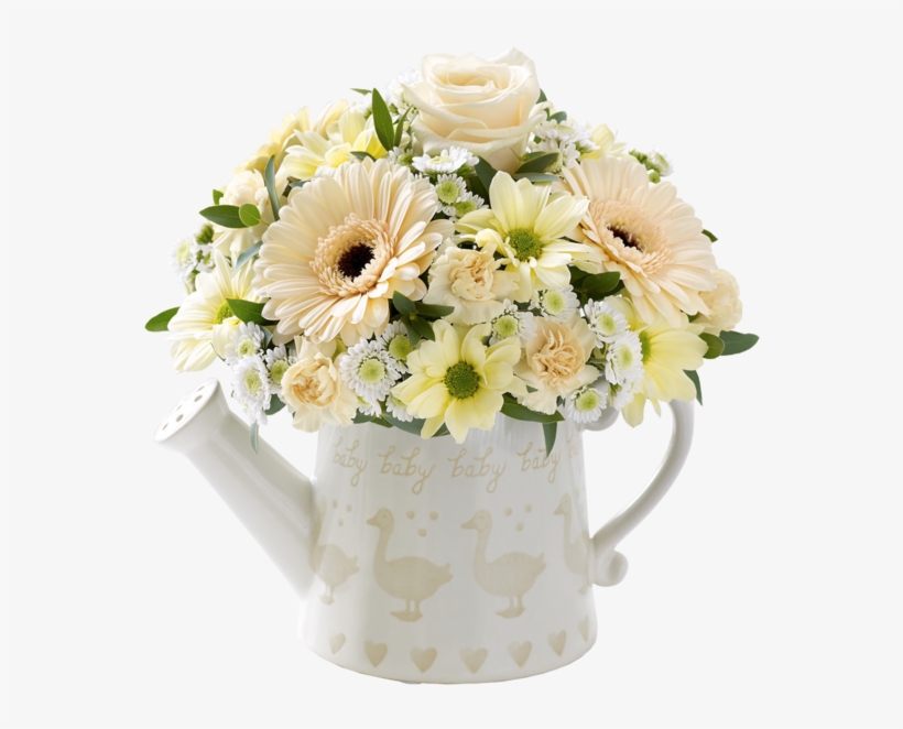 Little Duckling Watering Can Cream With Bailey Bear - Rose Flower Watering Can, transparent png download