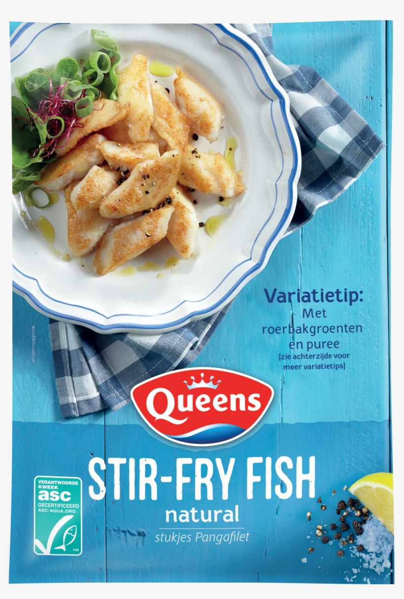 Stir Fry Fish Natural - Queens Vis, transparent png download