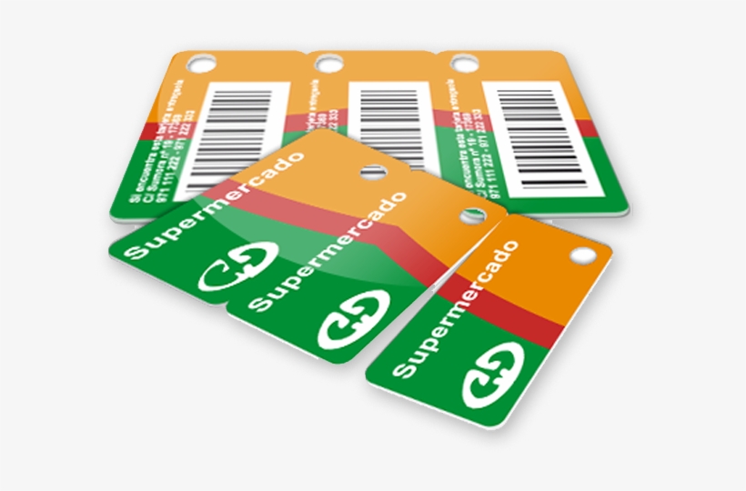 Tarjeta-llavero, Tarjeta Cliente De Supermercados Y - Graphic Design, transparent png download