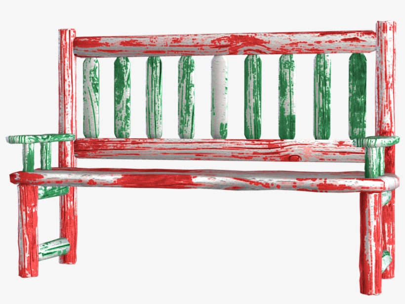 Hd Clipart Christmas Bench Clipart 2154kb - Christmas Bench Png, transparent png download