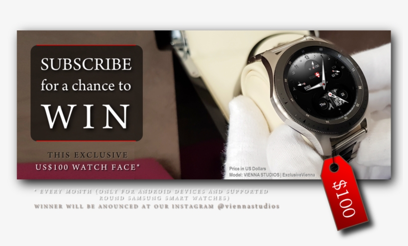 Exclusivevienna Watch Face At Galaxy Store - Analog Watch, transparent png download