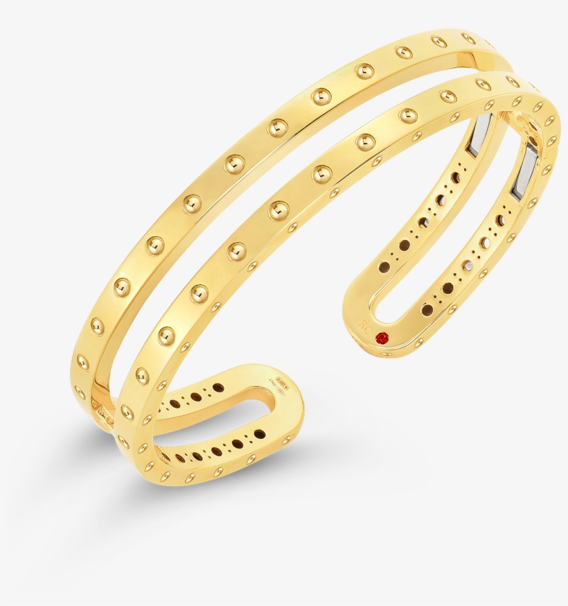 Yellow Gold Double Symphonie Bangle - Bracelet, transparent png download