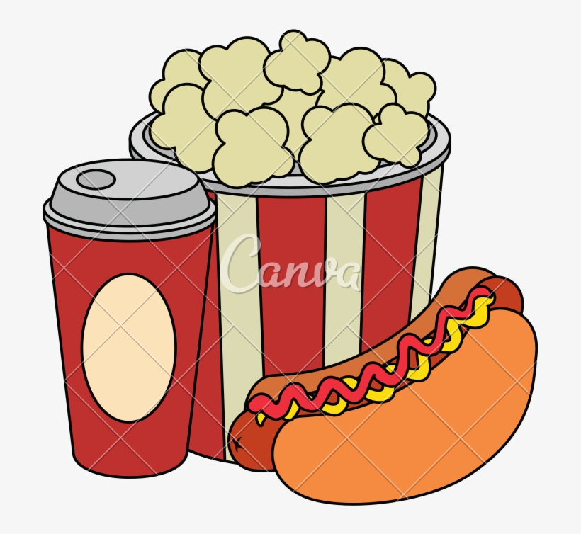 Delicious Hot Dog With - Illustration, transparent png download
