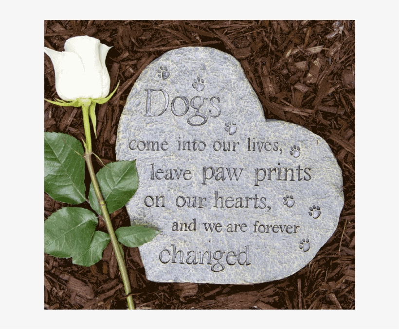 Paw Prints On Our Hearts - Heart, transparent png download
