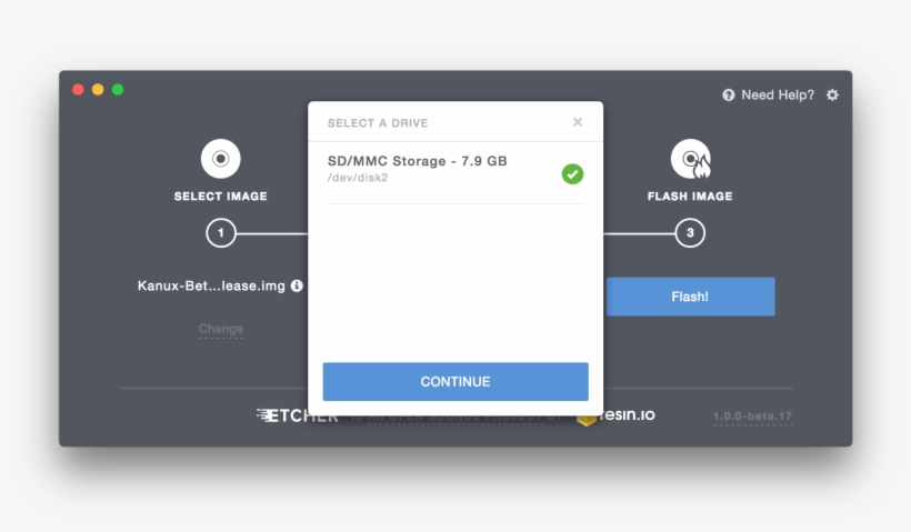 Select-card - Etcher Raspberry Pi, transparent png download