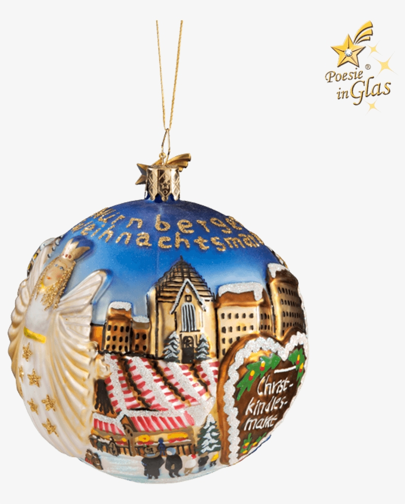 Glass Sphere Christmas Market Nuremberg - Locket, transparent png download