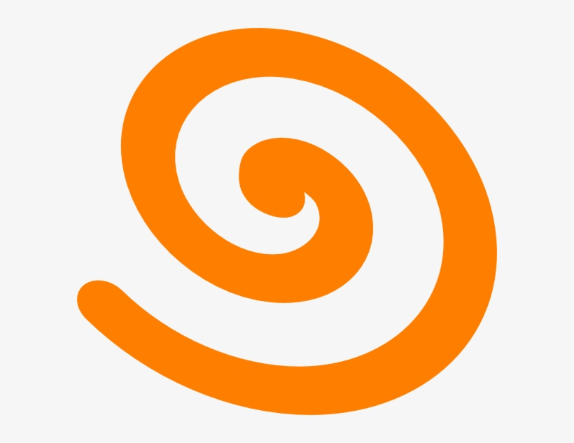 Orange Spiral Clipart, transparent png download
