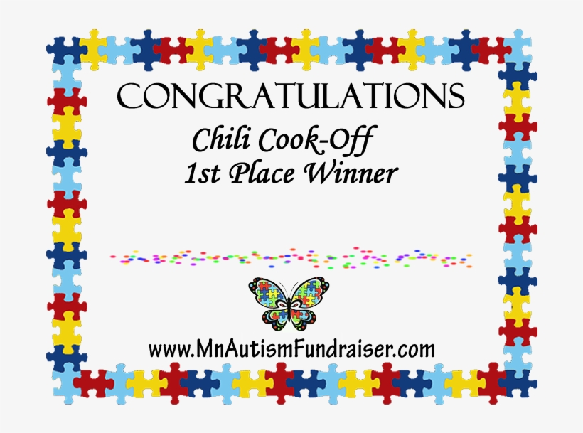 1st Place Chili Award Ribbons
