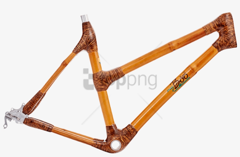 Free Png Bamboo Bike Frames Png Image With Transparent - Bicycle Frame, transparent png download