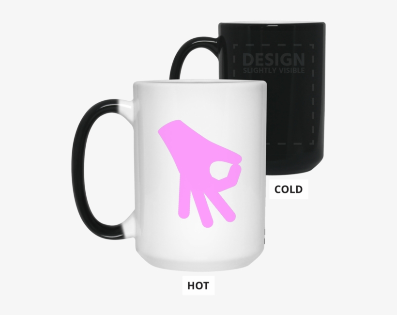 15 Oz Pink Circle Game Magic Mug - Mug, transparent png download