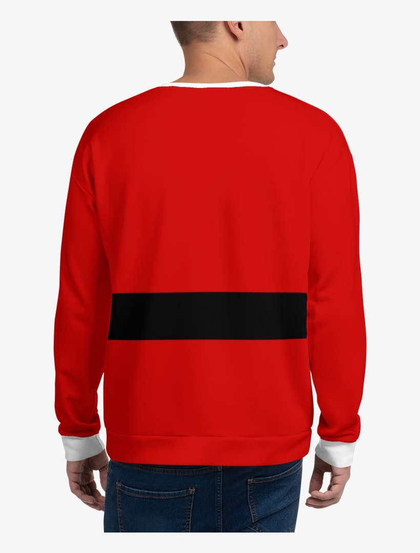 Santa Suit Unisex Sweatshirt - Sweater, transparent png download