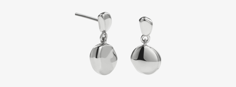 Pebble Double Stud Earrings - Earrings, transparent png download