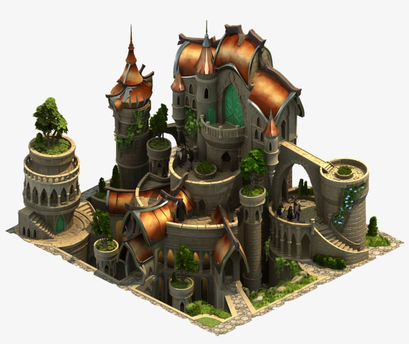 Elves Townhall 31 - Castle, transparent png download