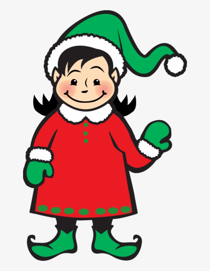 Clip Art Of Sugarplum Mary One Santas Elves Dixie Allan - Santa's Elves, transparent png download