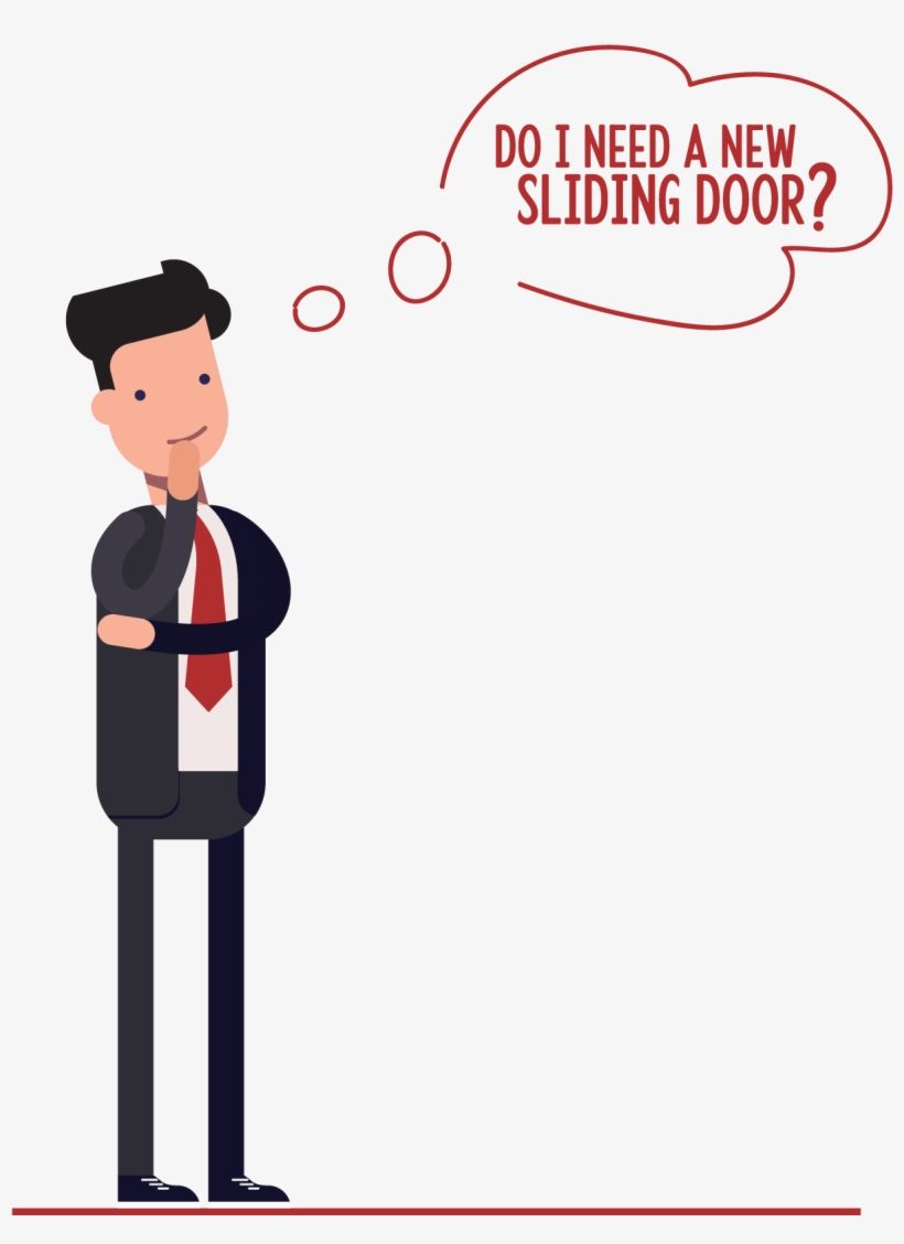 Man Thinking Sliding Door - Caracterizacion De Procesos Dibujos, transparent png download