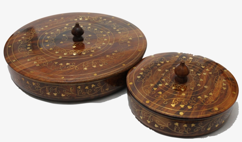 Wooden Dry Fruit Basket/tray - Antique, transparent png download