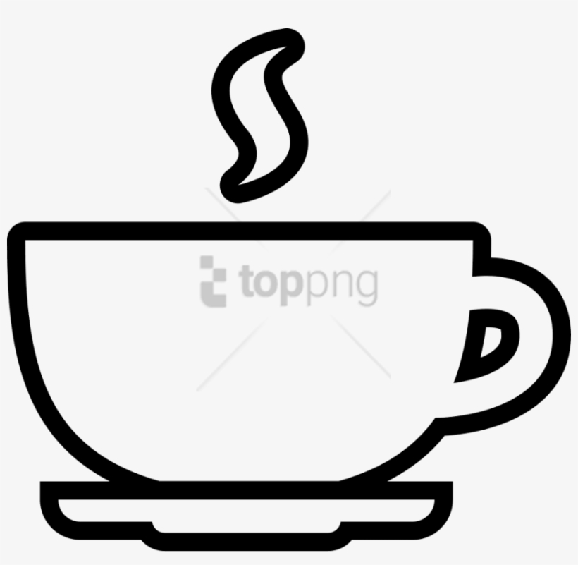 Free Png Coffee Cup Outline Png Image With Transparent - Coffee Cup Outline Png, transparent png download