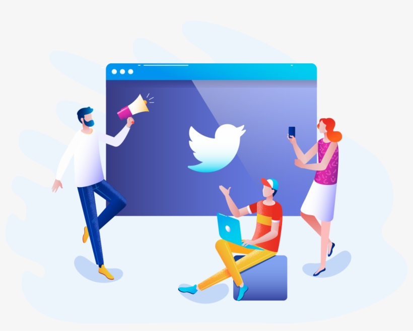 Hundreds Of Retweets For Your Posts From Real Users - Illustration, transparent png download