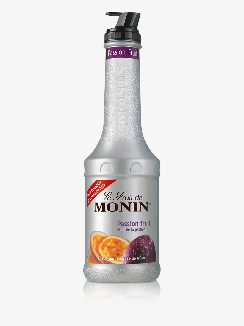 Passionfruit Puree 1 L - Monin Strawberry Puree Syrup, transparent png download