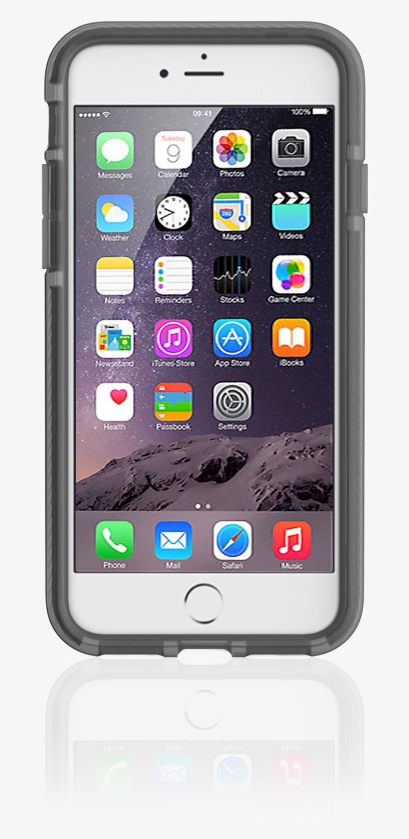 Iphone 6s Plus Silicone Case Black, transparent png download