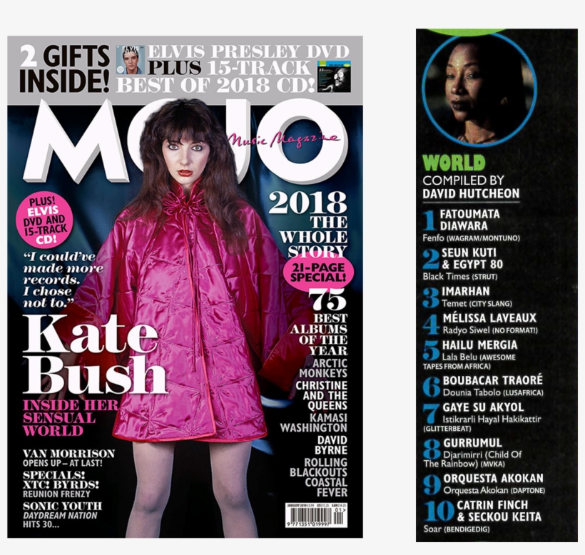 Catrin And Seckou's Soar In Mojo's Top Ten World Music - Mojo Magazine January 2019, transparent png download