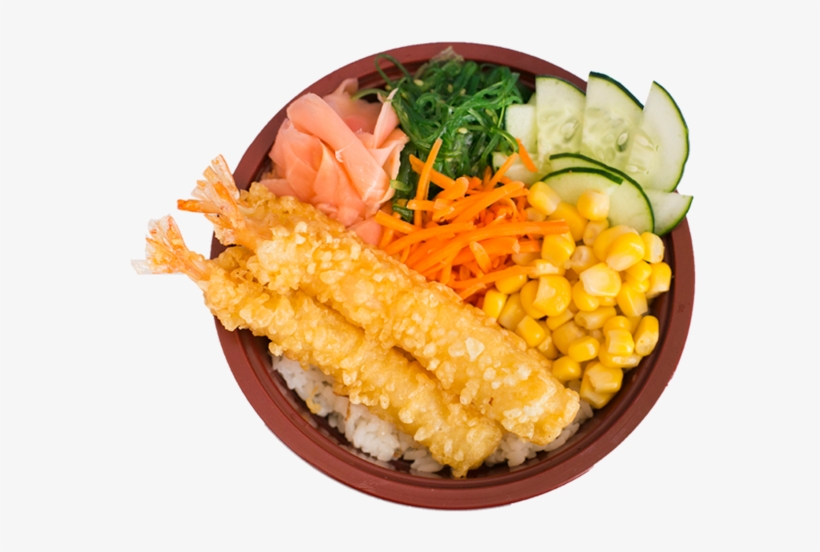 Mini Rice Bowls - - Tempura, transparent png download