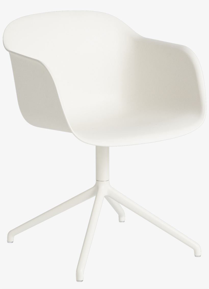 70156 Fiber Armchair Swivel Whitewhite 1504514325 - Office Chair, transparent png download