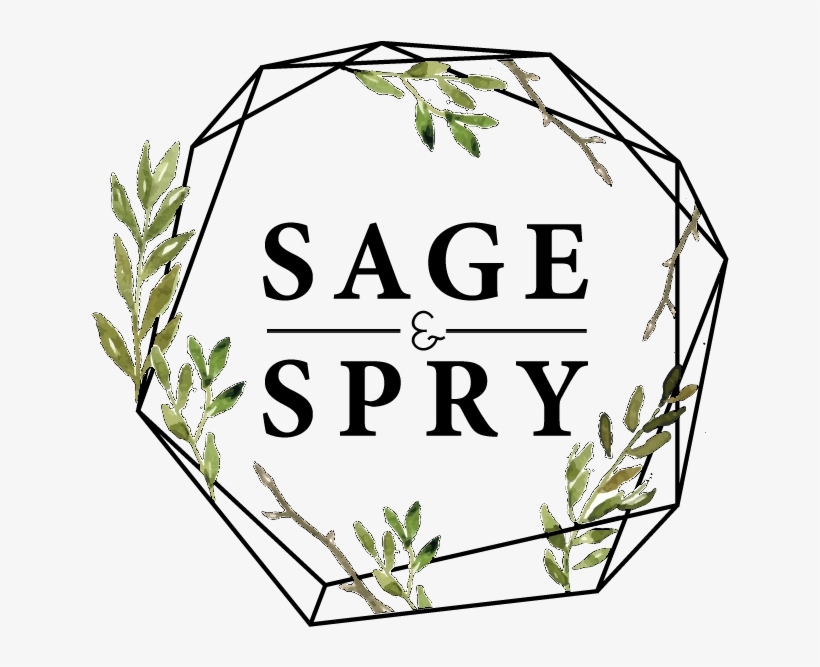 Sage & Spry - Zaproszenia Slubne Złoto I Zieleń, transparent png download