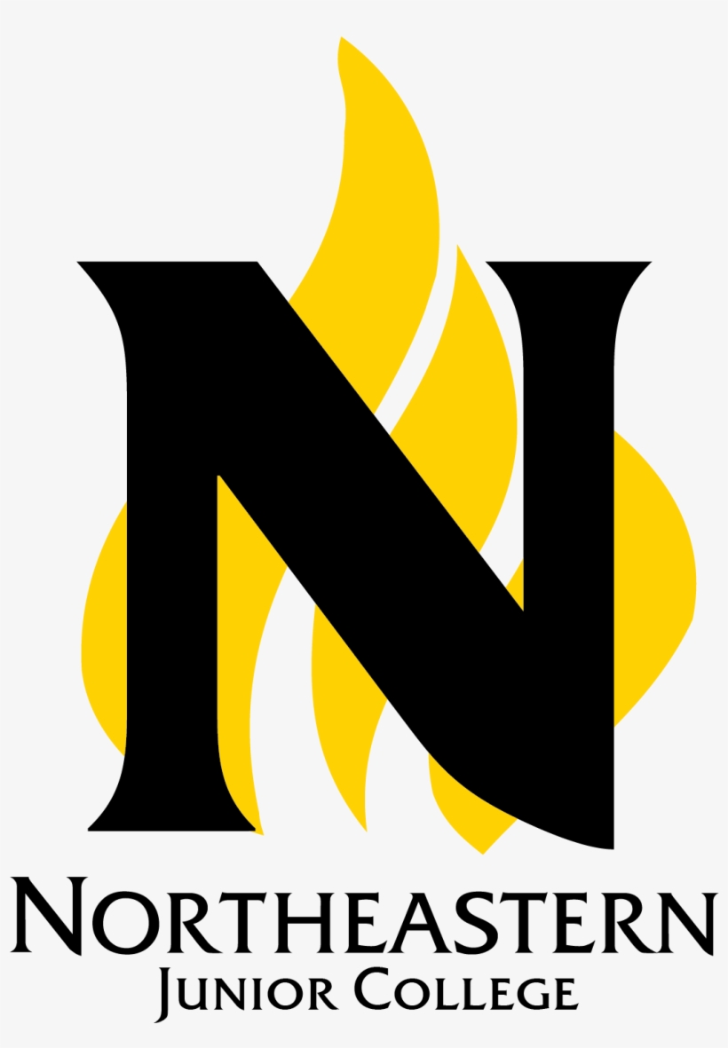 Northeastern Junior Flame Logo - Graphic Design, transparent png download