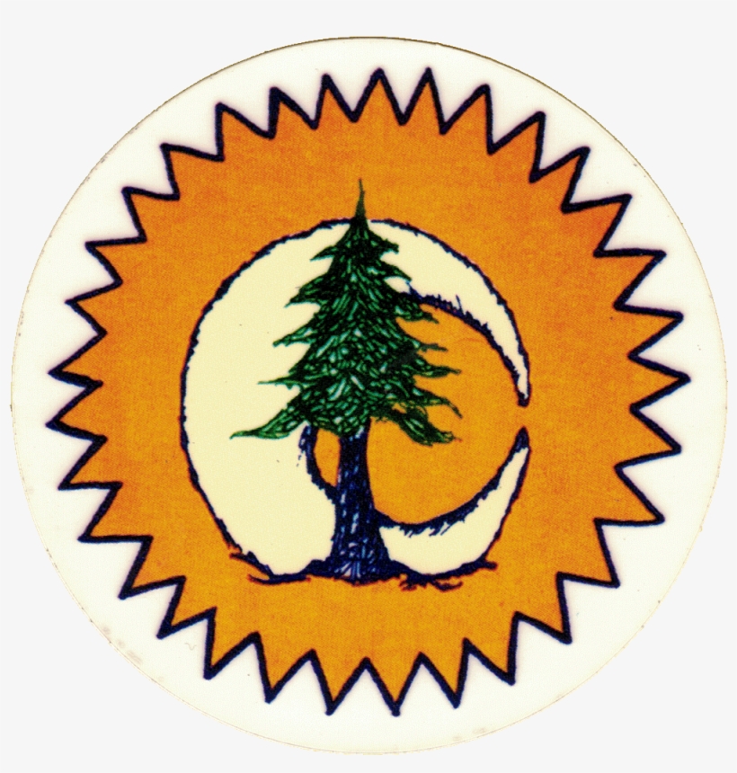 Sun Moon Pine Tree Clipart , Png Download - Single Color Pamphlet Design, transparent png download